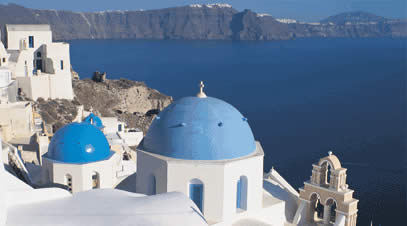 Santorini Cyclades Greece Mediterranean Yacht Charter Holidays